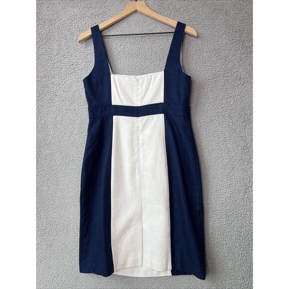 Lauren Ralph Lauren Dress 12P Petite Sheath Empire Pencil Sheath Tank Nautical - Picture 7 of 15